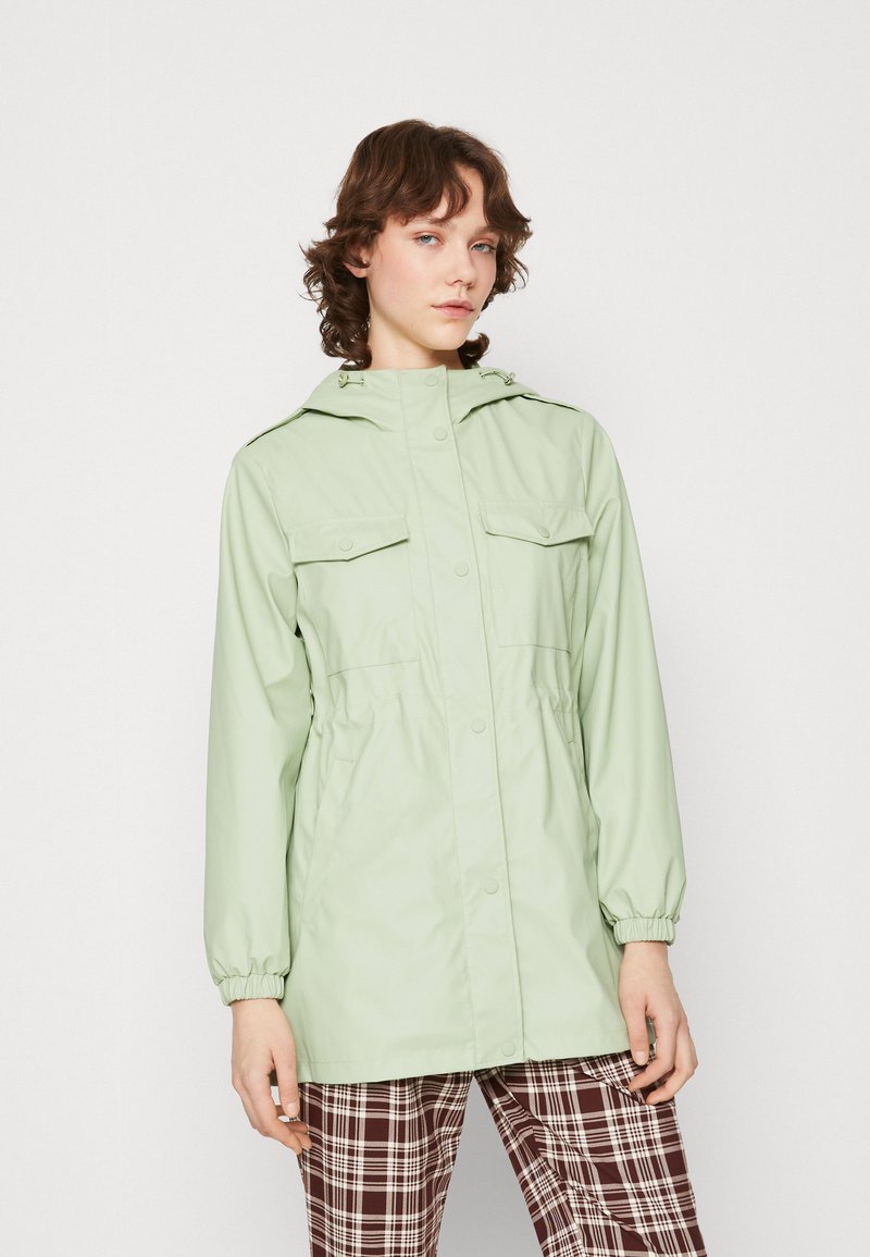 ONLY ONLRENE RAINCOAT Parka reseda/mint Zalando.co.uk