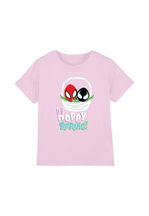 Marvel SPIDERMAN HOPPY SPRING X-MEN - Print T-shirt - pink