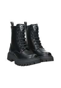 CAFèNOIR Stivaletti con plateau - nero