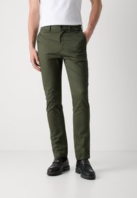 Calvin Klein MODERN SLIM - Chino hlače - dark olive