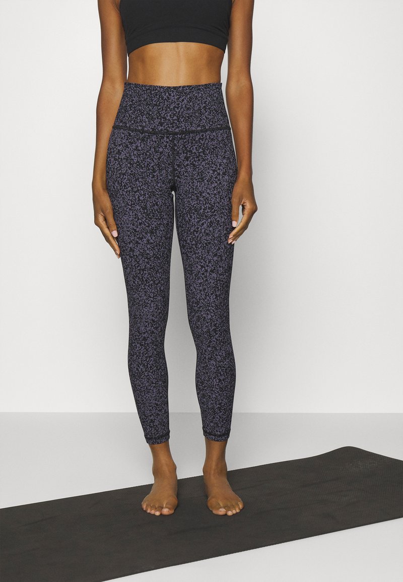 Athleta ELATION Leggings aster text nightfall/bleu ZALANDO.FR