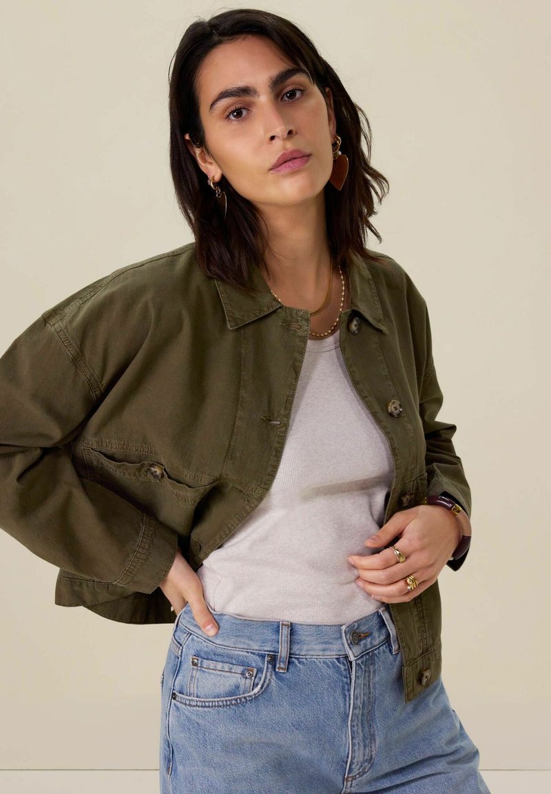 Sissy-Boy OPTIK Veste légère dunkelgrün/vert foncé ZALANDO