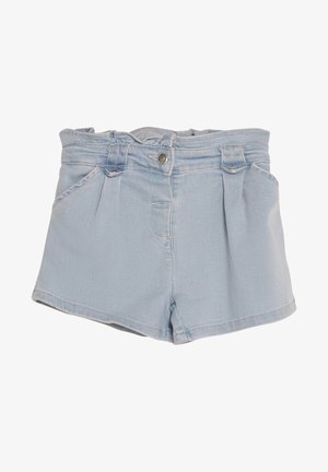 WITH ELASTIC WAIST - Short en jean - indigo