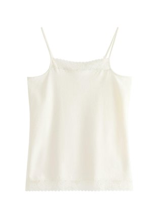 Lindex, LINDEX TANK TOP WITH LACE LINDEX - Top - off white