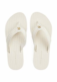 Tommy Hilfiger STRIPE LOGO  - T-bar sandals - ivory