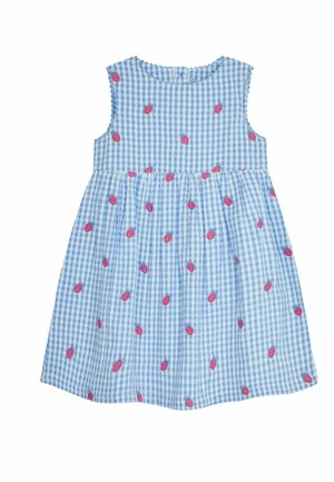 EMBROIDERED REGULAR FIT - Hverdagskjole - blue ladybird gingham