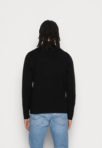 Samsøe Samsøe GUNAN TURTLE NECK ZIP - Camisola - black