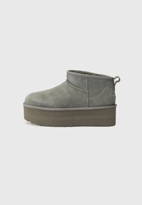 CLASSIC ULTRA MINI PLATFORM - Ankelstøvler - charcoal