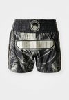 INVADER MUAY THAI SHORTS - Спортни шорти - black/sand
