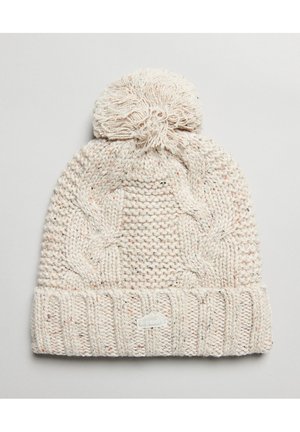 Superdry & Co BOBBLE - Beanie - oatmeal tweed