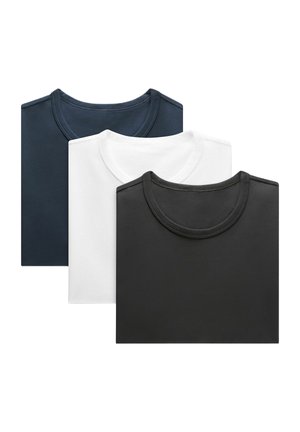 CLASSIC-FIT 3 PACK - T-Shirt basic - black club blue white