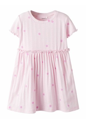 PRINT - Vestido de punto - parfait pink