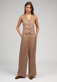 AN'GE Pantalon classique - bordeaux