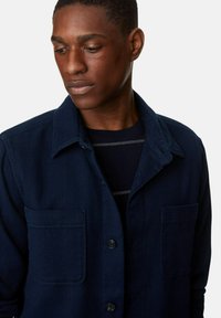 Marks & Spencer PURE COTTON WAFFLE OVERSHIRT - Let jakke / Sommerjakker - dark navy