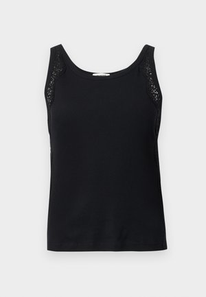 DEBARDEUR GALON - Top - noir