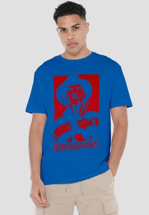 Cotton Soul, NIGHTMARE ON ELM STREET/NEVER SLEEP AGAIN - Print T-shirt - royal blue