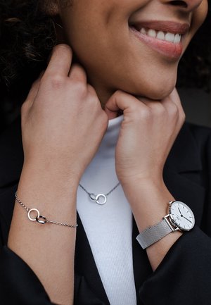 Daniel Wellington ELAN UNITY NECKLACES - Kaulakoru - silver-coloured