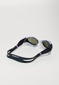 Speedo BIOFUSE 2.0 GOG MIRROR - Plavecké okuliare - white/true navy/sweet purple/flash purple