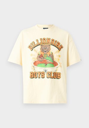 RHINESTONE MASCOT  - Trükipildiga T-särk - washed ecru