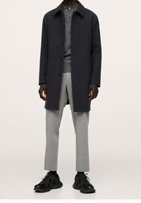 Mango Klassisk frakke - mottled dark grey