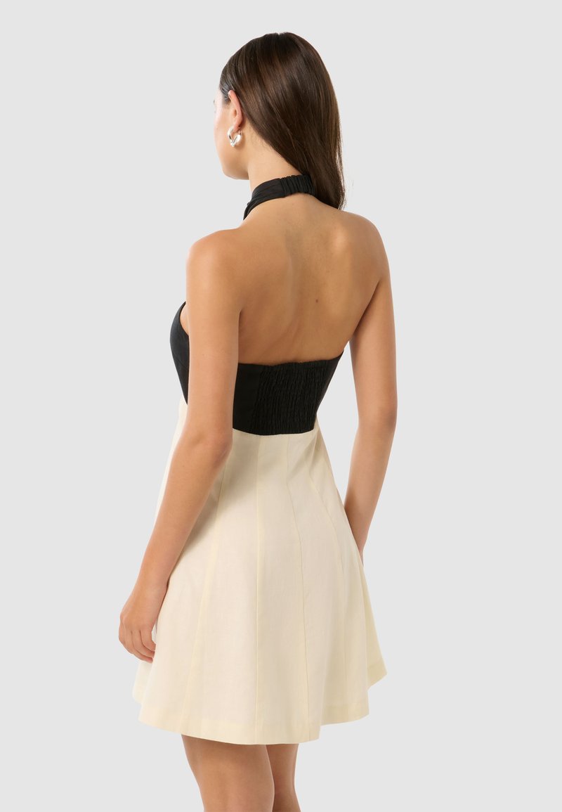 dress unique design Boho Black Blue Red Sexy V Neck A-line Wave Point Evenin – SposaBridal Stylish and fashion design Color:NATURAL SKIN CREAM Little Black Dresses | bees