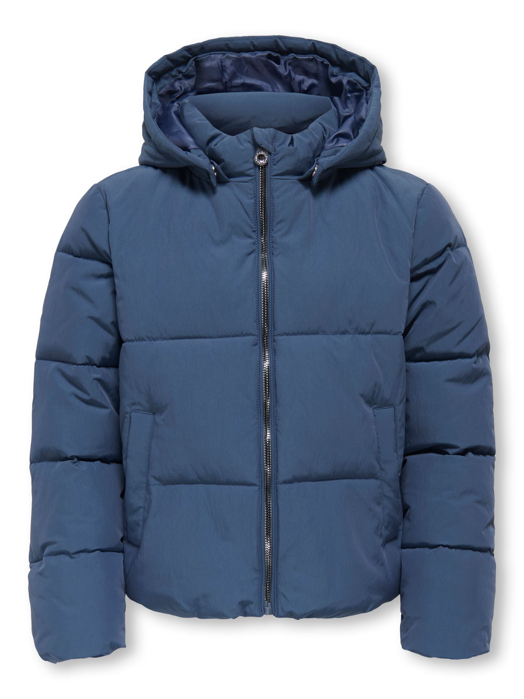 Veste Matelassée Fille ONLY - Design OTW, Capuche Amovible, 100% Nylon, Pour école Et Sorties - 12