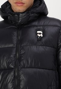 KARL LAGERFELD HOODED - Vinterjacka - black