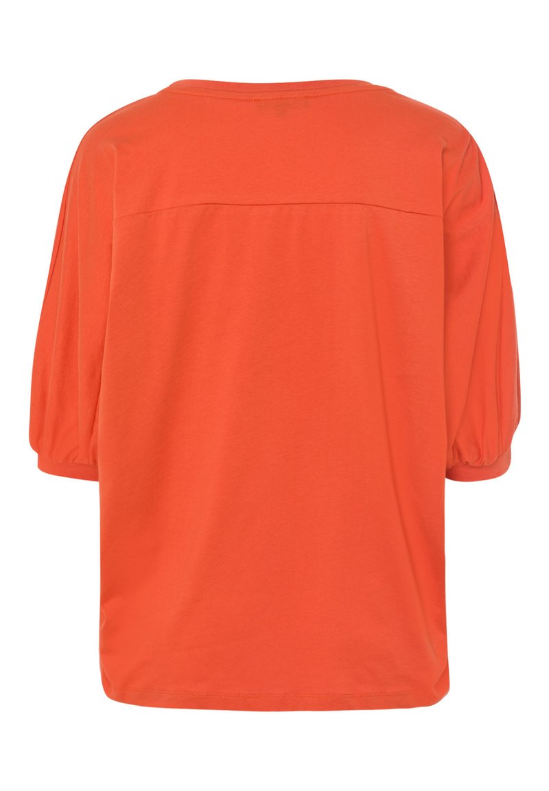 Damen T-Shirts | More & More Langarmshirt orange - XR22750 Damen T-Shirts | More & More Langarmshirt orange - XR22750