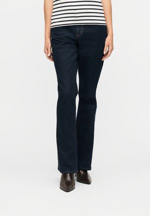 CURVY - Τζιν Bootcut - dark-blue denim