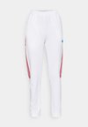 TIRO CUT 3 STRIPES TRACKPANTS - Pantaloni de trening - white/team navy blue/better scarlet