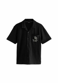 REGULAR FIT - BUTTON THROUGH - Camicia - black tattoo