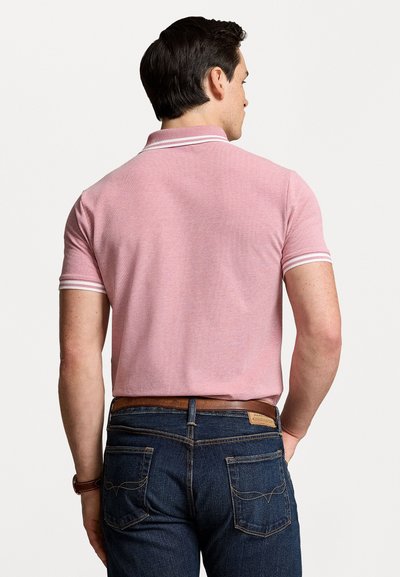 Polo Ralph Lauren CUSTOM SLIM FIT STRETCH MESH POLO SHIRT - Polo shirt - adirondack berry/white