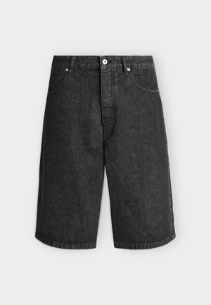 Mads Nørgaard, ARIZONA HANNES SHORTS - Short en jean - black grey stone wash