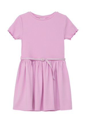 MIT ABNEHMBAREN  - Strickkleid - rosa