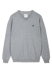 Scalpers NOS V NECK TRICOT  - Jersey de punto - grey