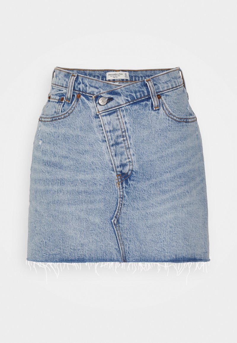Damen Jeansröcke | Abercrombie & Fitch WEBEX CURVE LOVE CROSSOVERMinirockmedium blue wash/blue denim - EJ19553 Damen Jeansröcke | Abercrombie & Fitch WEBEX CURVE LOVE CROSSOVERMinirockmedium blue wash/blue denim - EJ19553