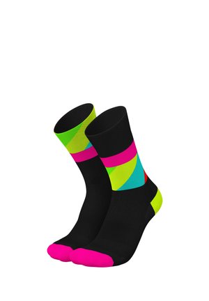 ULTRALIGHT STRIDES - Sportsocken - black pink canary
