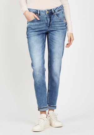ADELA - Slim fit jeans - high-low autumn wash