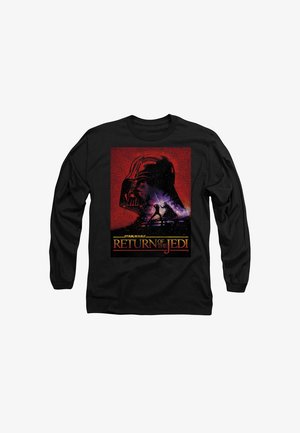 Black long-sleeve shirt featuring a graphic print of Darth Vader against a red background, with text "Star Wars: Return of the Jedi" below.