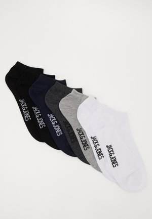 JACMIX SOLID SHORT SOCK 7 PACK - Sokken - black/white