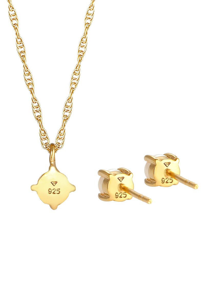 Damen Halsketten | Elli JEWELRY SET EARRING & NECKLACE Ohrringe gold/goldfarben - VT07896 Damen Halsketten | Elli JEWELRY SET EARRING & NECKLACE Ohrringe gold/goldfarben - VT07896
