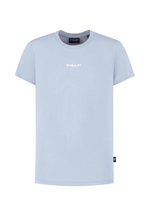 REGULAR FIT CREWNECK - T-shirt print - blue grey