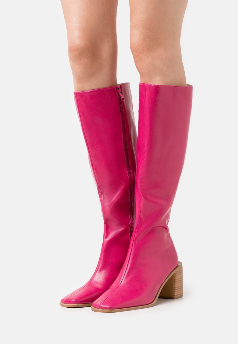 RAID Wide Fit Vysoká obuv - pink