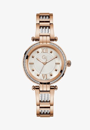 GC CABLEBIJOU - Horloge - silver-coloured/rose gold-coloured