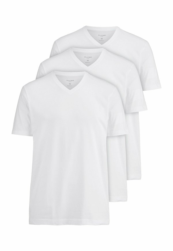 UNTERZIEH MODERN FIT 3 PACK - T-Shirt basic - weiß