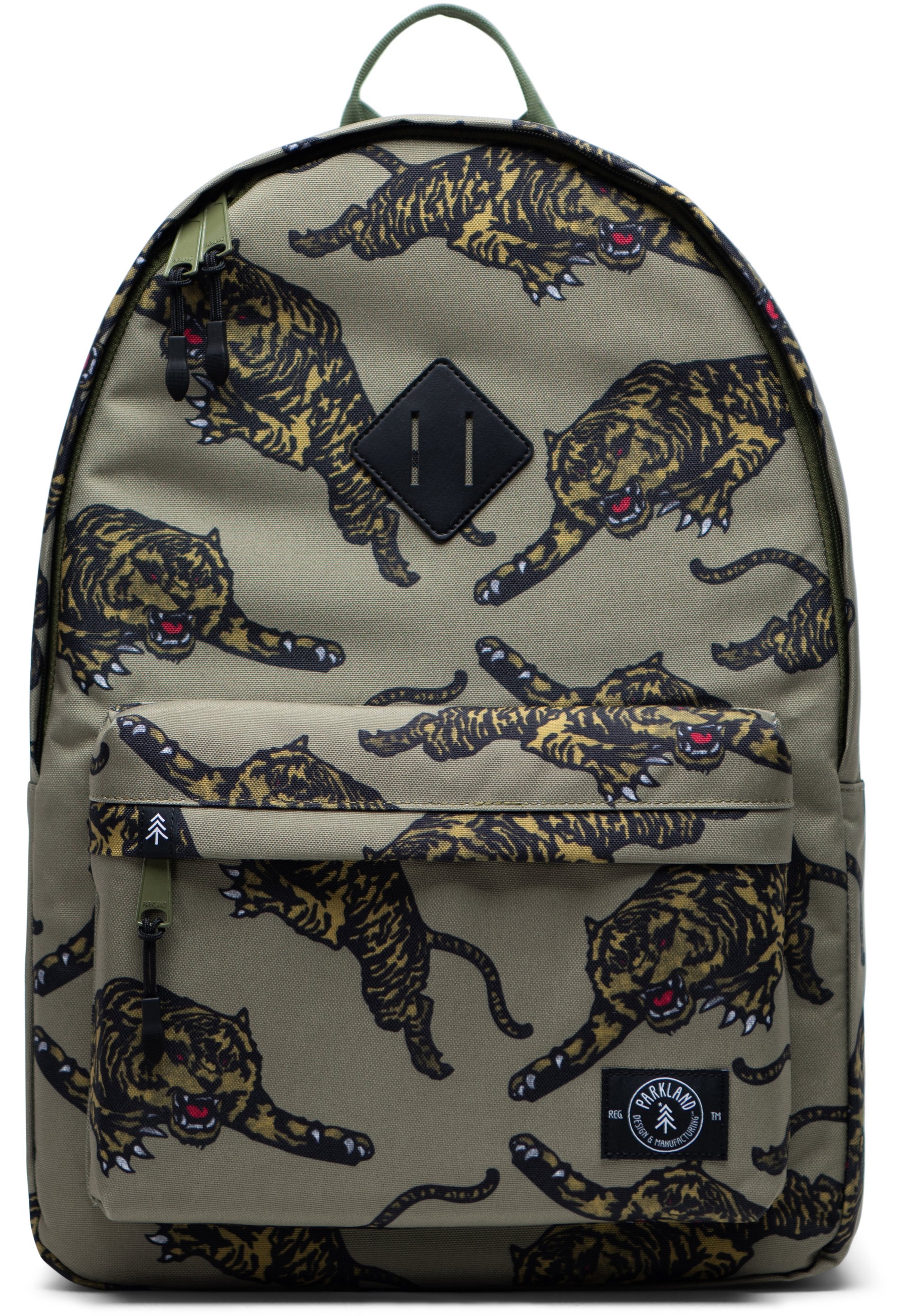 Parkland MEADOW - Mochila vintage tiger/caqui - Zalando.es