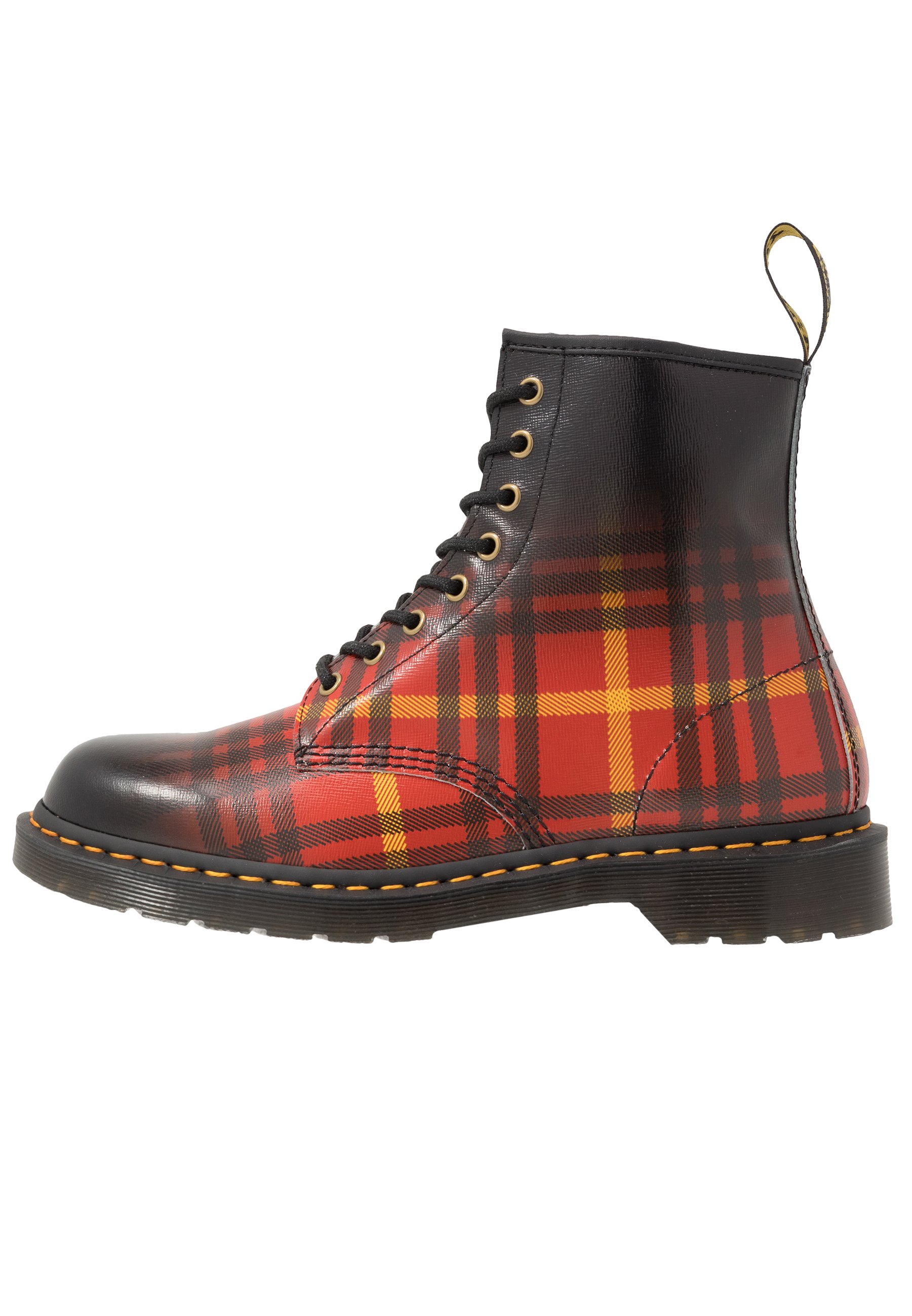 checkered dr martens
