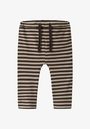 Name it, TROUSERS STRIPED - Bukser - coffee bean