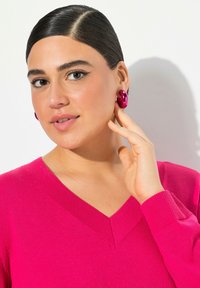 Ulla Popken Strickpullover - red pink