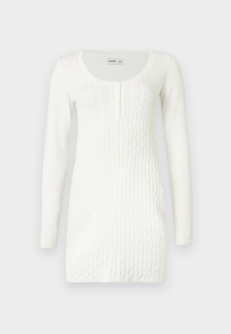 Hollister Co. Gebreide jurk wit